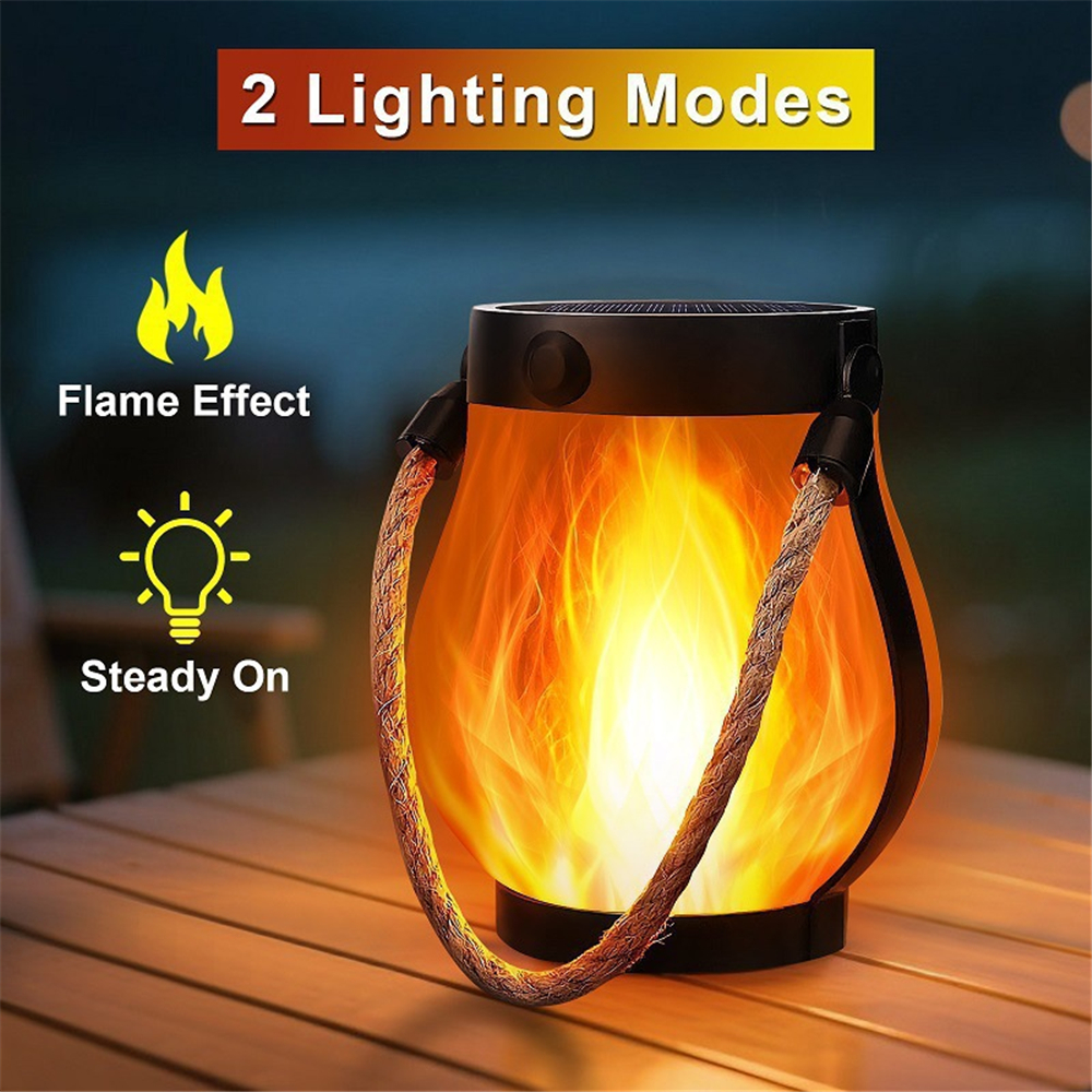 Lighting Decor Sunrise - 22LEDS Solar Flame Torch Light Flickering
