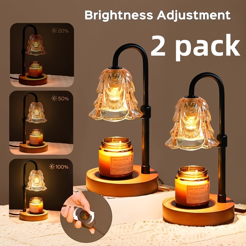 Lighting Decor Home - us2-Pack Candle Warmer Lamp, Candleholders, LED