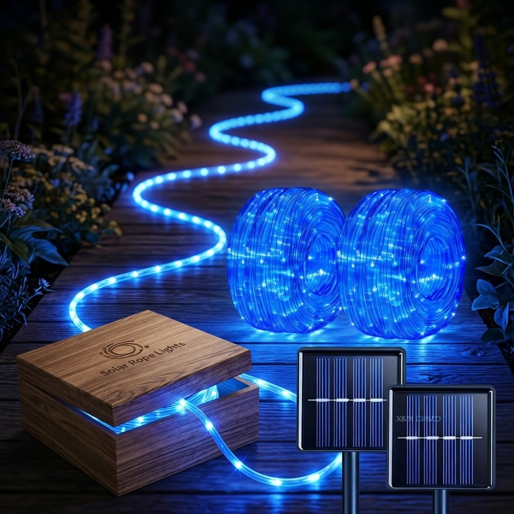 Lighting Decor For Wedding - Outdoor Solar LED String Lights, Flexible