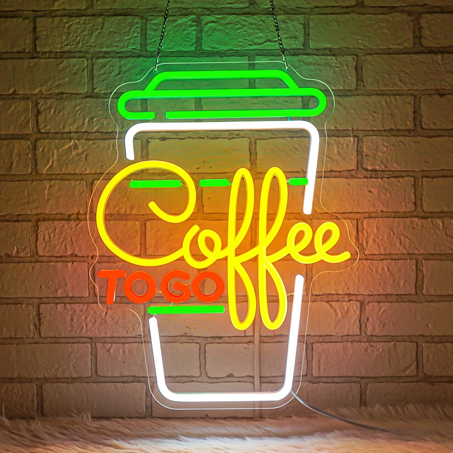 Lighting Decor Home - Coffee Neon Sign USB Dimmable LED