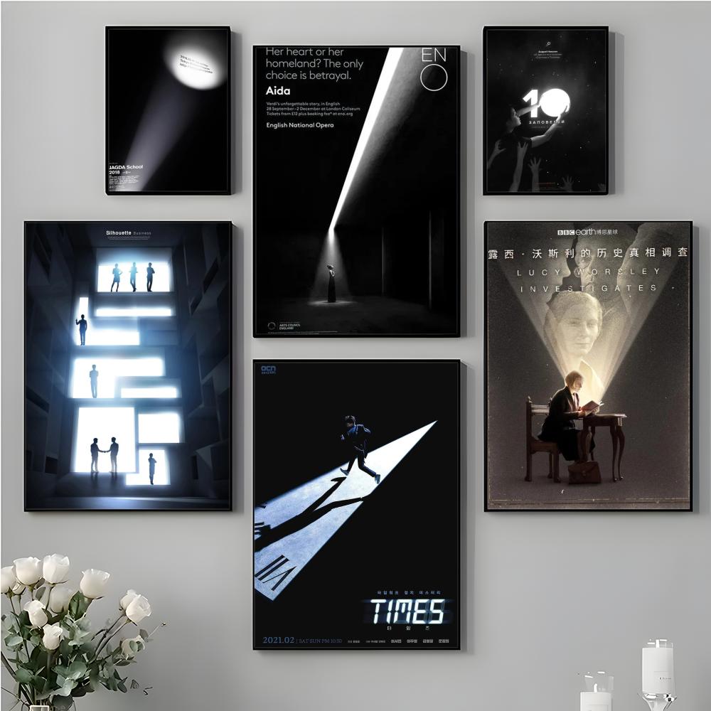 Elements Lighting Decor - light and shadow elements Poster Top-Quality