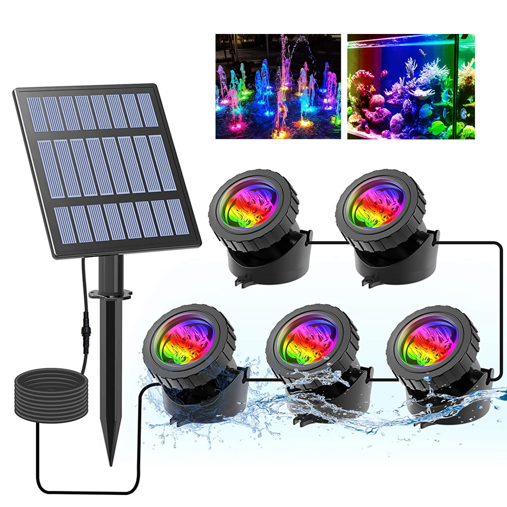 Lighting Decor Sunrise - 2/4/3/5 RGB Solar Light Outdoors IP68
