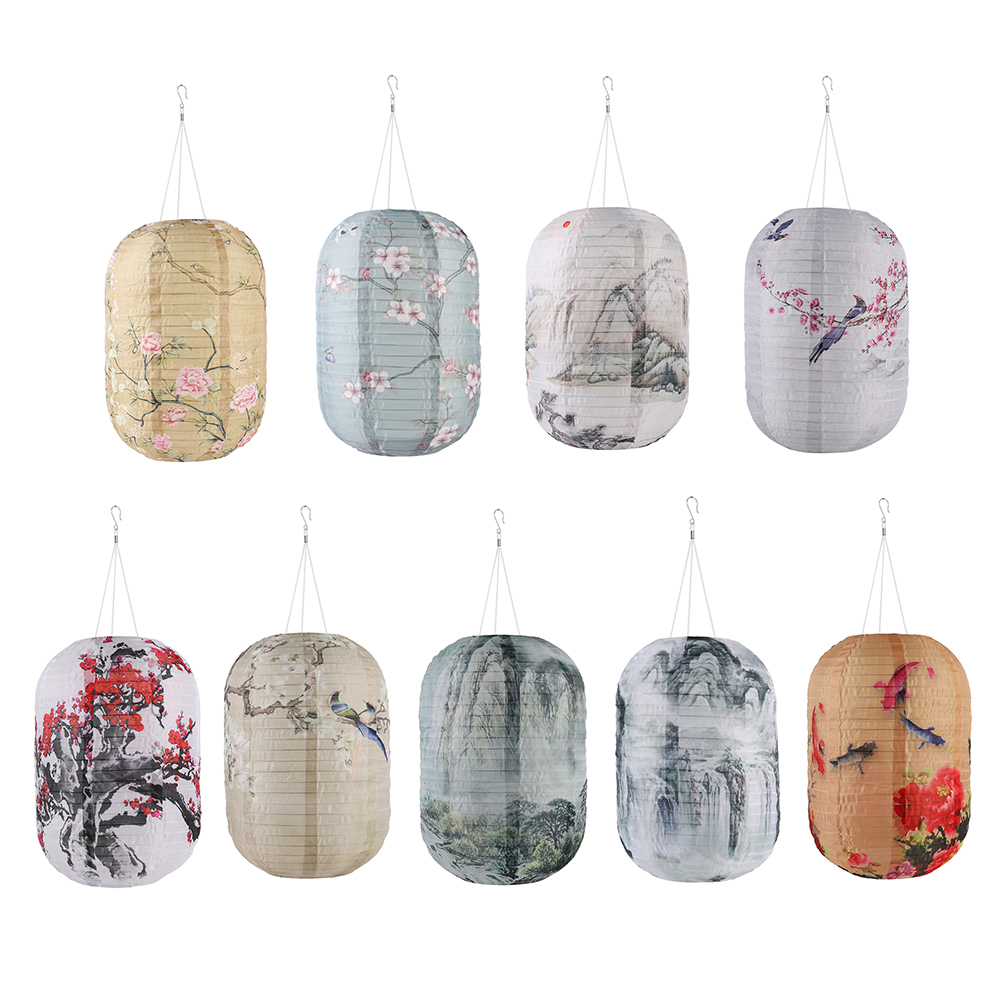 Lighting Decor Sunrise - Solar Print Hanging Lantern IP65 Waterproof