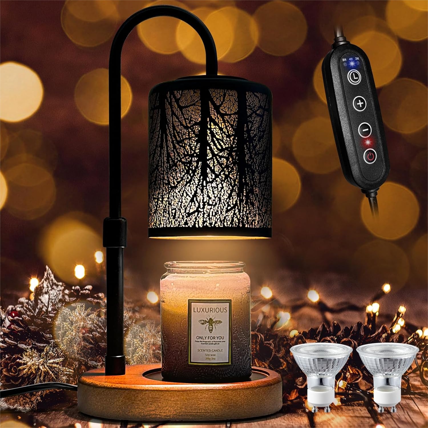 Wax Melter Electric - Candle Warmer with Timer and Dimmer,