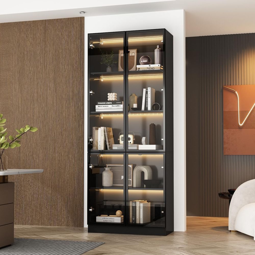 Tall Glass Door LED Lighted Di - Lighting & Home Decor Studio 리뷰 및 가격