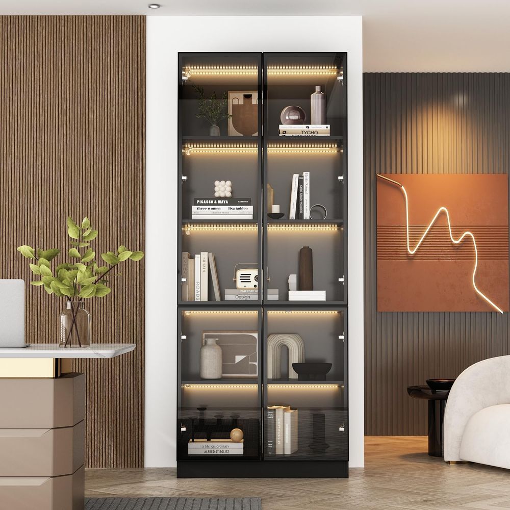 Tall Glass Door LED Lighted Di - Lighting & Home Decor Studio 리뷰 및 가격