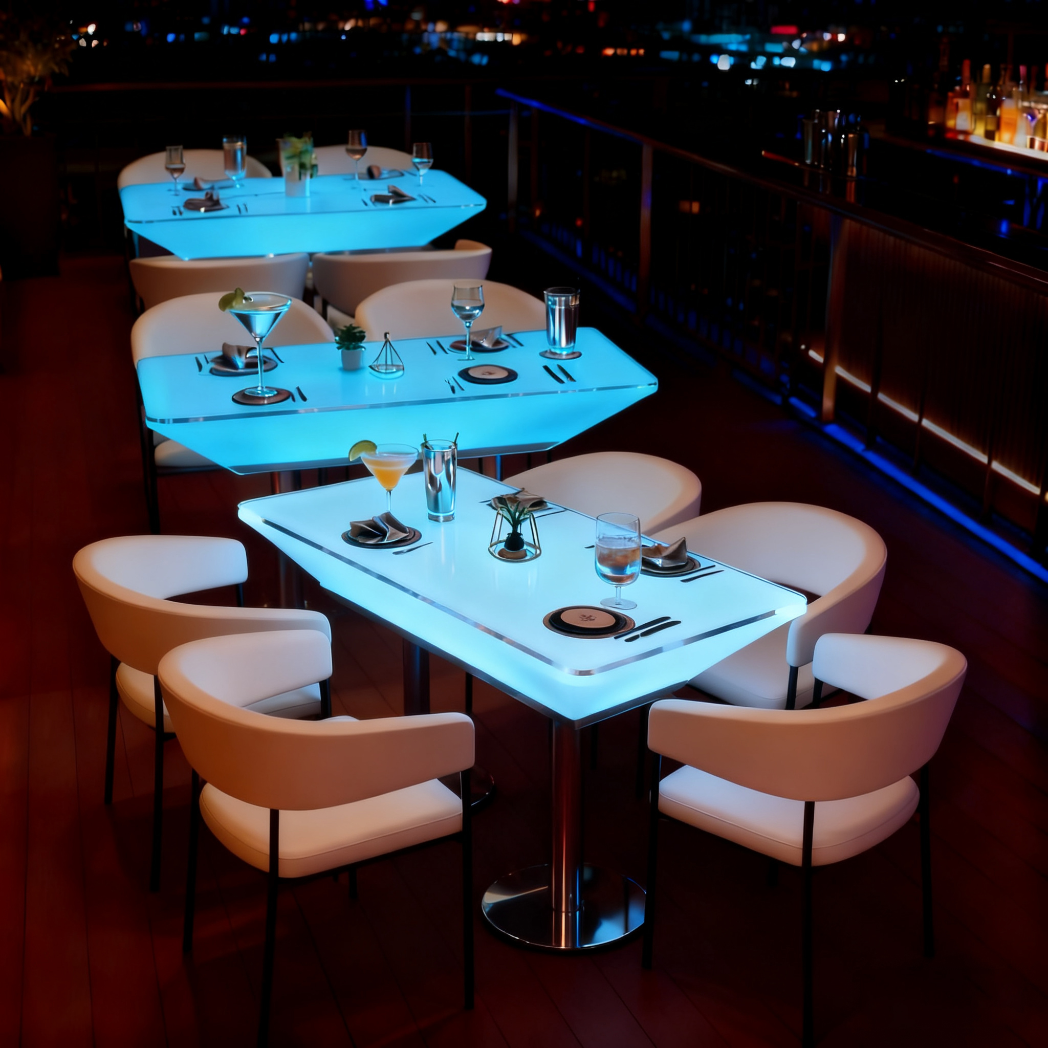 LED Decorative Dining Table Re - Lighting Decor Rentals 리뷰 및 가격