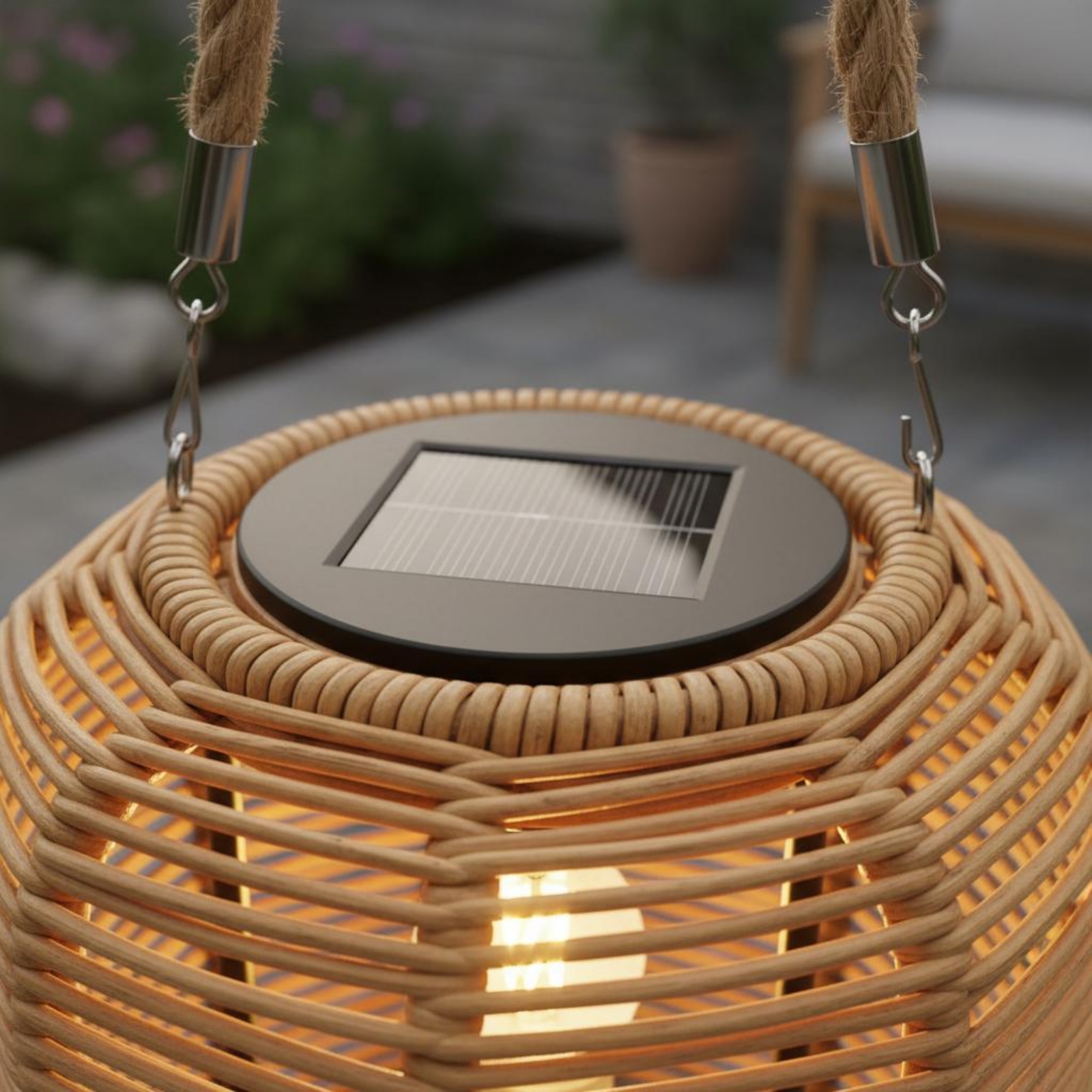 Handwoven Solar Lantern Braide - Lighting Decor Home 리뷰 및 가격