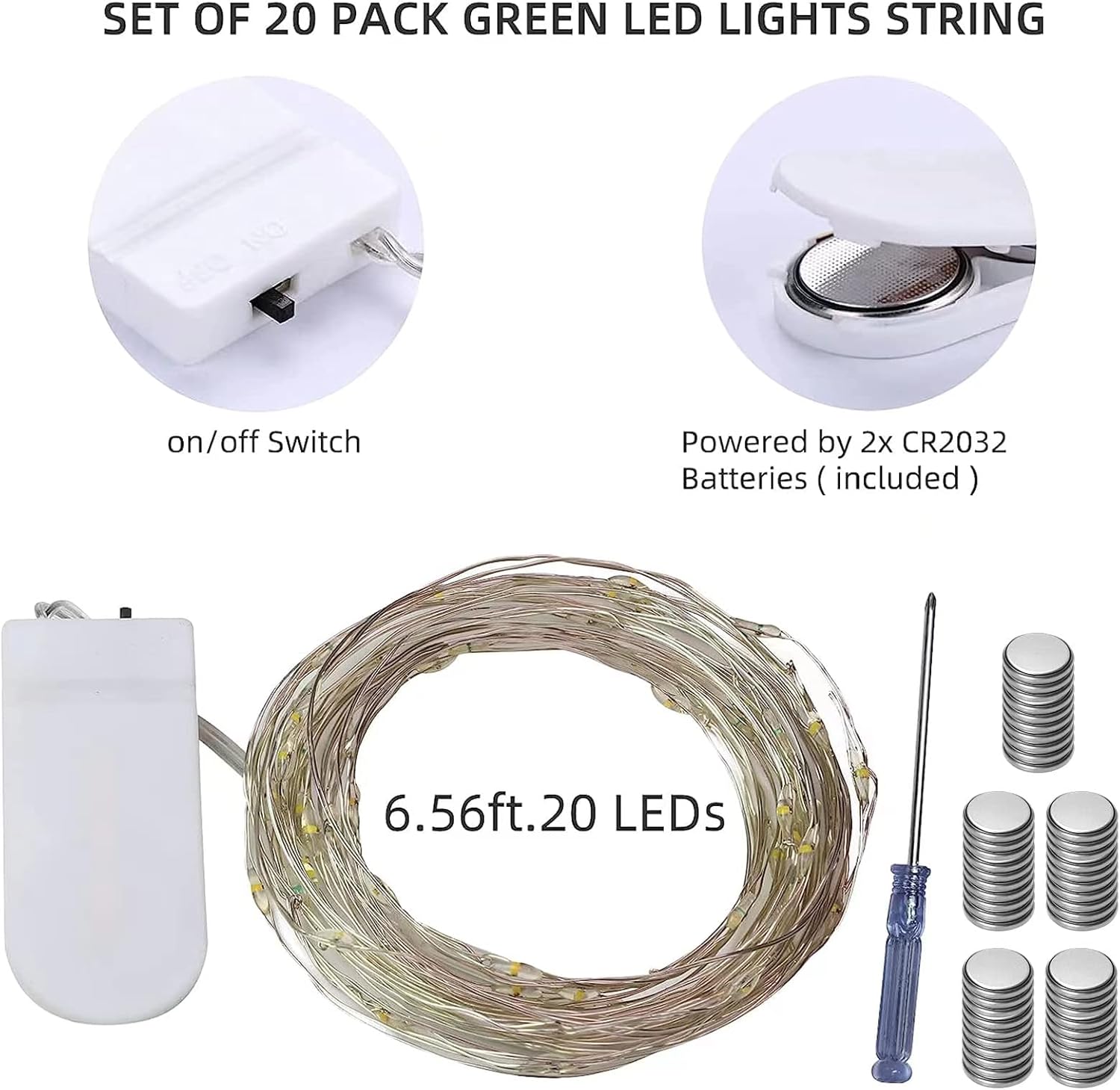 20 Pack Fairy Lights Battery O - Lighting Decor For Wedding 리뷰 및 가격