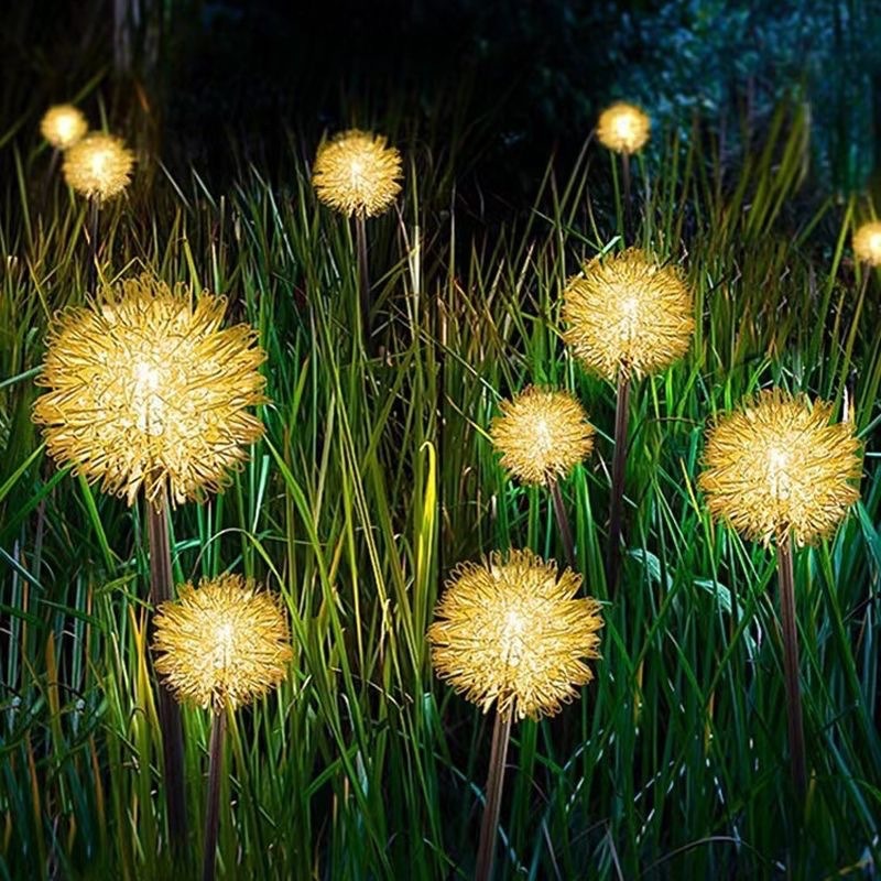 10 Combo Solar Dandelion Ball  - Lighting Decor For Wedding 리뷰 및 가격