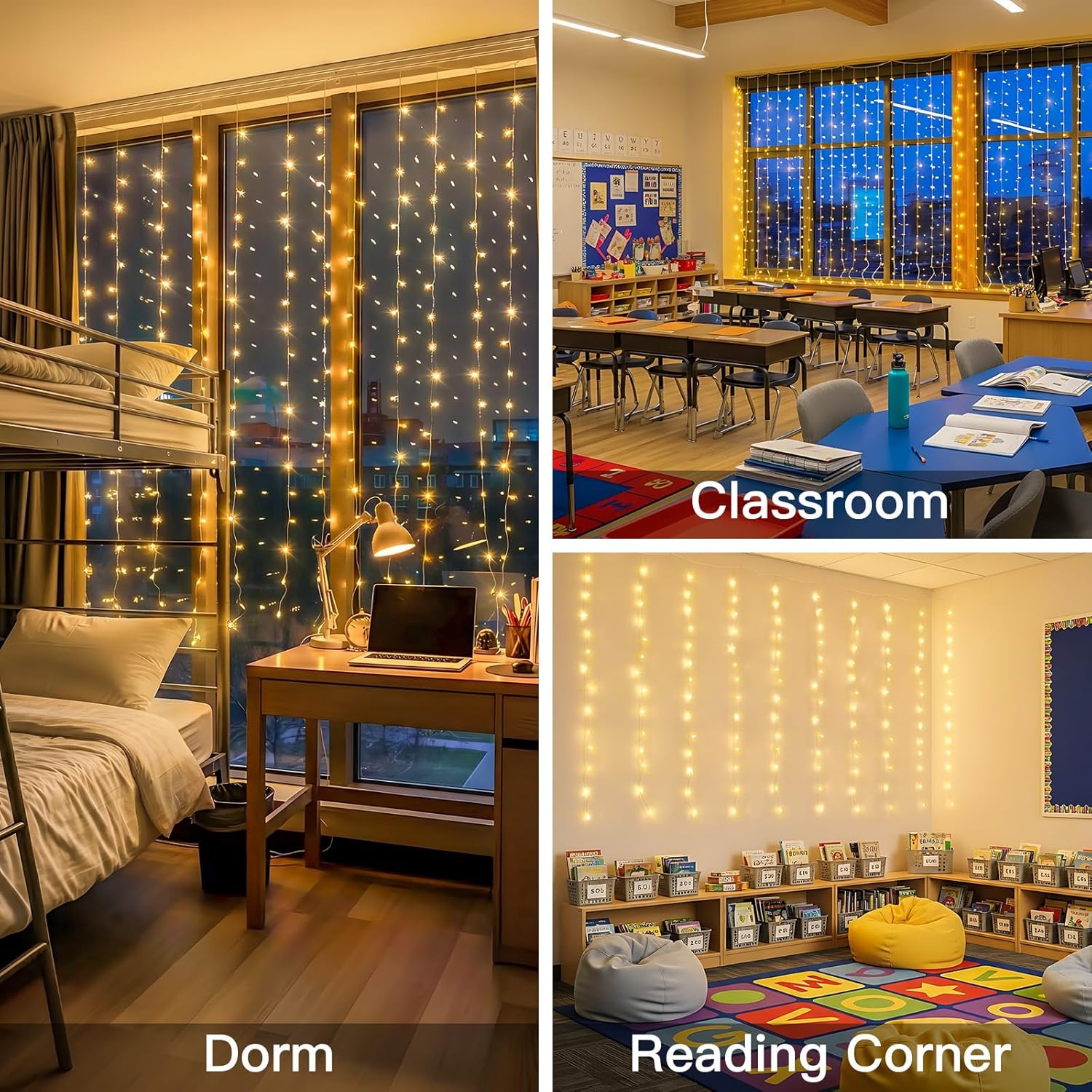 Curtain Lights For Bedroom 200 - Lighting Decor For Wedding 리뷰 및 가격