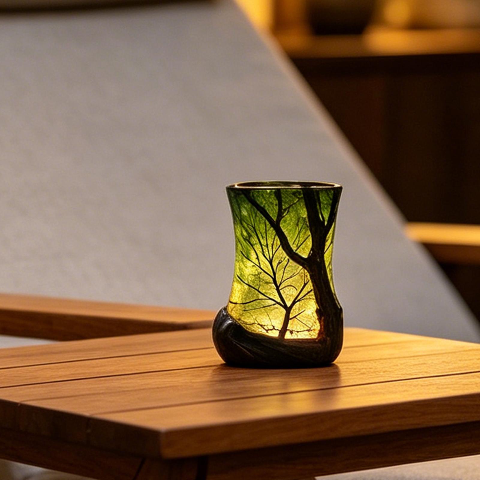 Bedside Table Lamp Forest Nigh - Lighting Decor Home 리뷰 및 가격