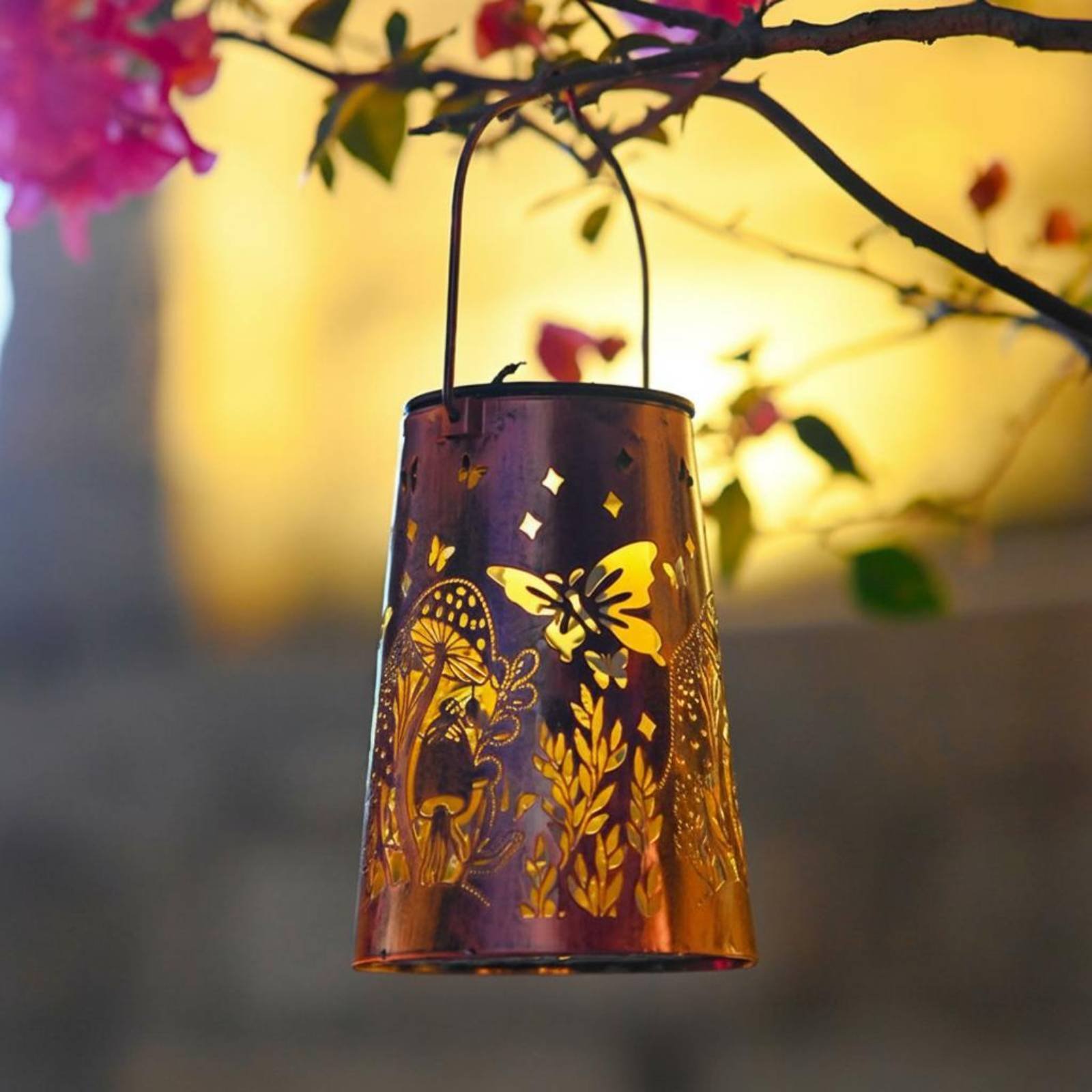Floral Garden Lantern Pattern  - Lighting Decoration Outdoor 리뷰 및 가격