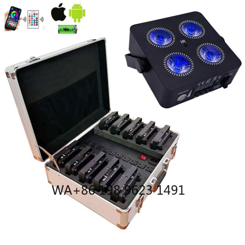 4X18W RGBWA+UV 6IN1 Mini Wirel - Lighting Decor For Wedding 리뷰 및 가격