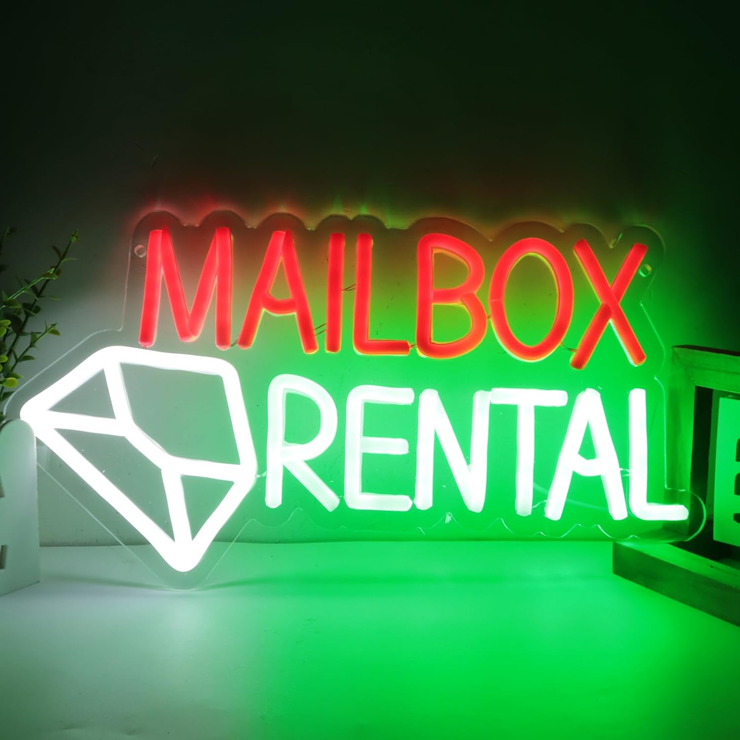 Mailbox Rental Neon Sign USB P - Lighting Decor Rentals 리뷰 및 가격
