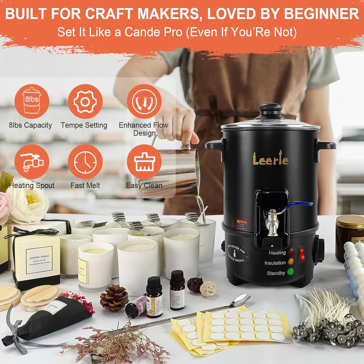 8Lbs Electric Wax Melter for C - Wax Melter Electric 리뷰 및 가격