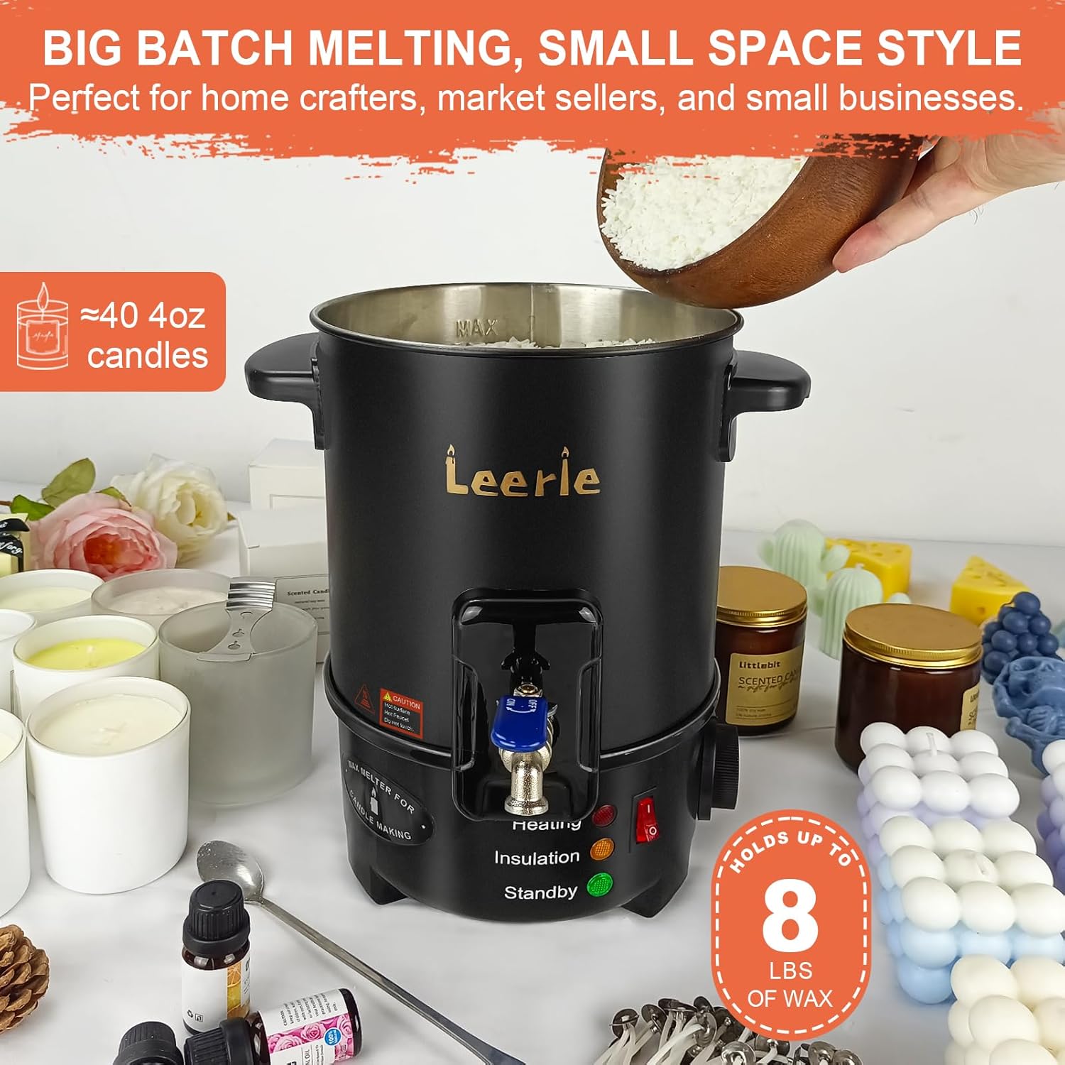 8Lbs Electric Wax Melter for C - Wax Melter Electric 리뷰 및 가격