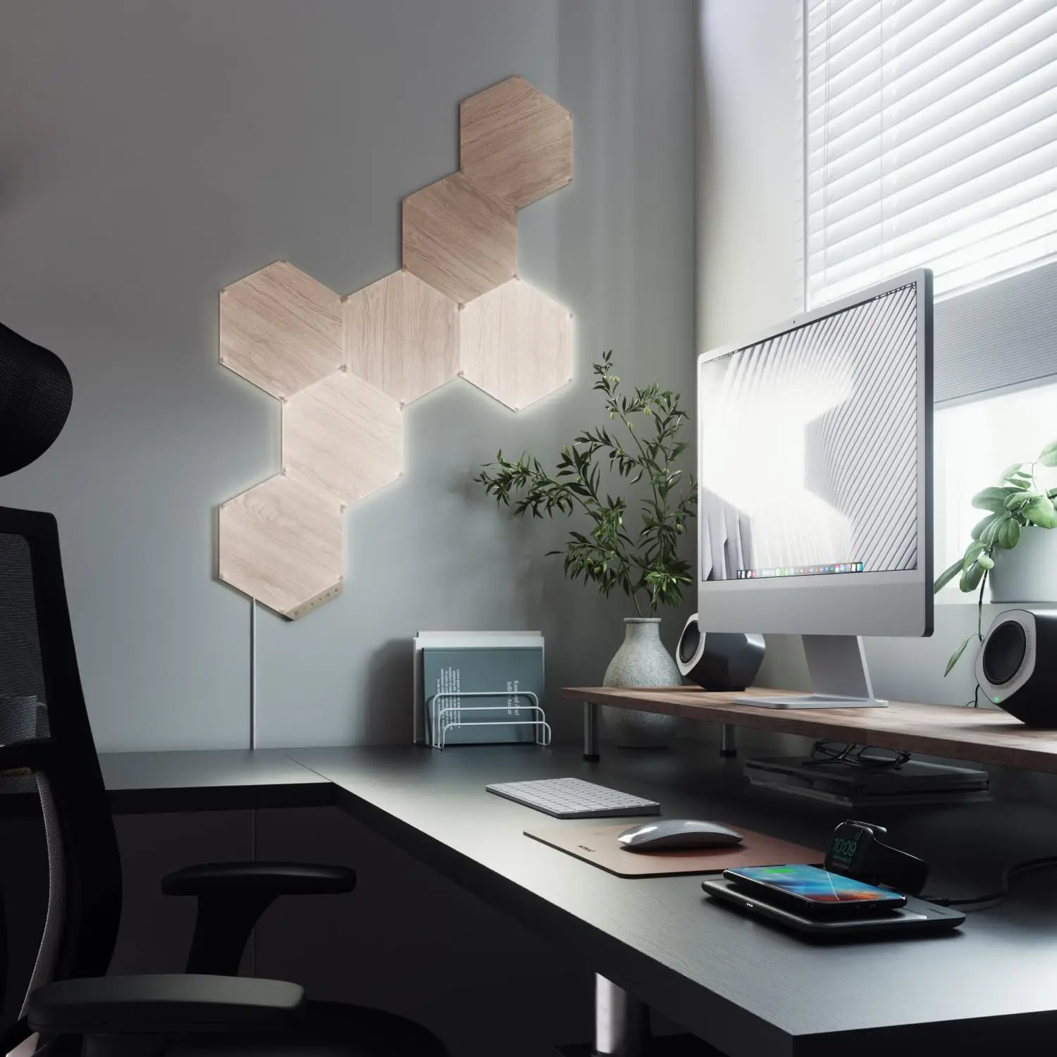 Elements Wood Look Smart Wall  - Elements Lighting Decor 리뷰 및 가격