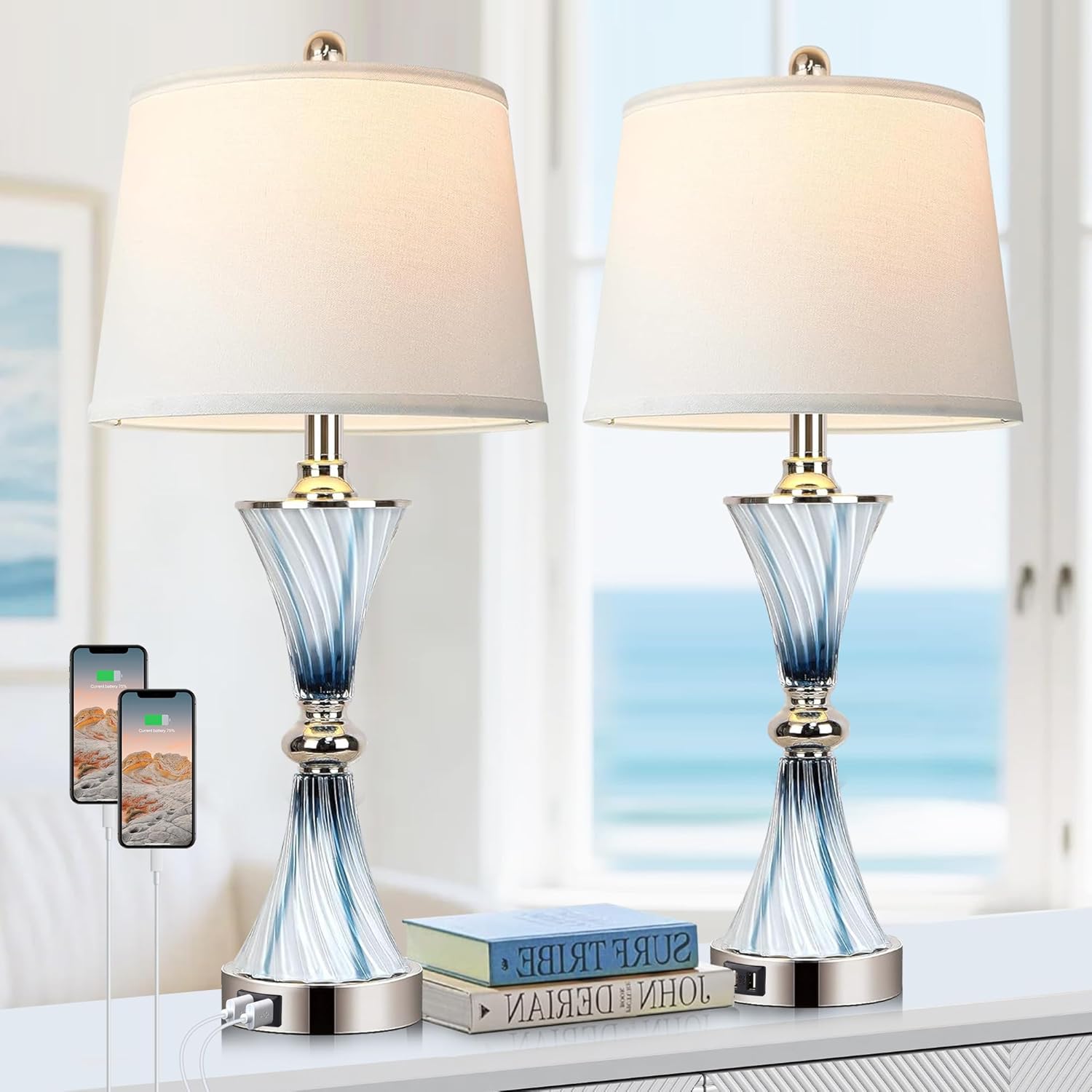 3-Way Dimmable Touch Glass Tab - Decor Lighting Lamps 리뷰 및 가격