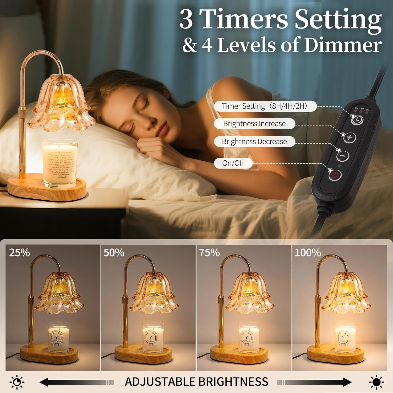 Candle Warmer Lamp with Timer  - Wax Melter Electric 리뷰 및 가격