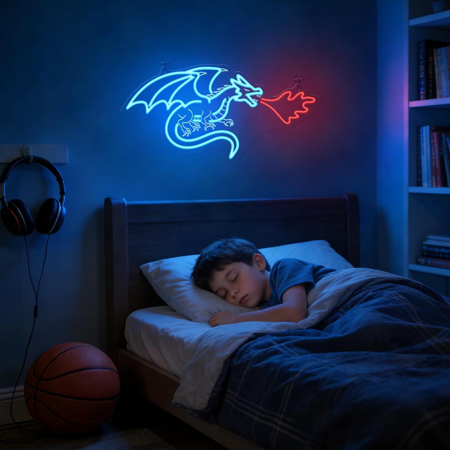 Dragon Neon Sign LED Dimmable  - Lighting Decor Home 리뷰 및 가격