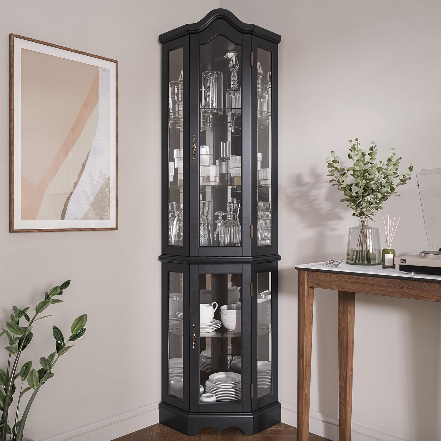 Lighted 3-Side Glass Display C - Lighting & Home Decor Studio 리뷰 및 가격