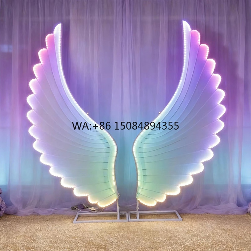 Glowing Angel Wings Light Prop - Lighting Decor For Wedding 리뷰 및 가격