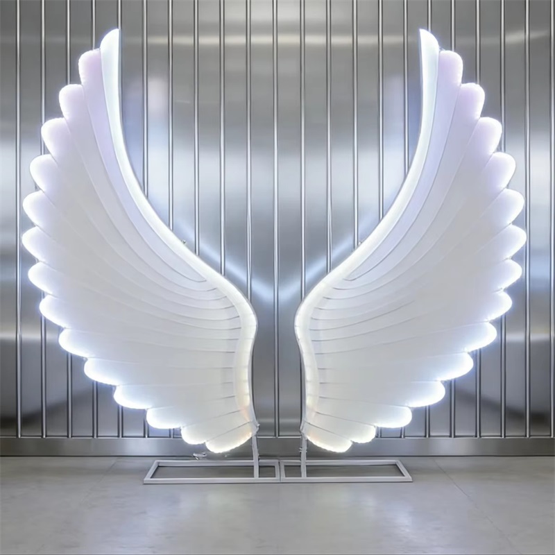 Glowing Angel Wings Light Prop - Lighting Decor For Wedding 리뷰 및 가격