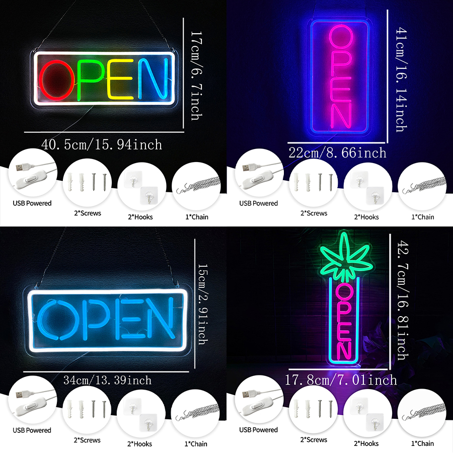 Open Series Neon Sign For Wall - Lighting Decor Store 리뷰 및 가격