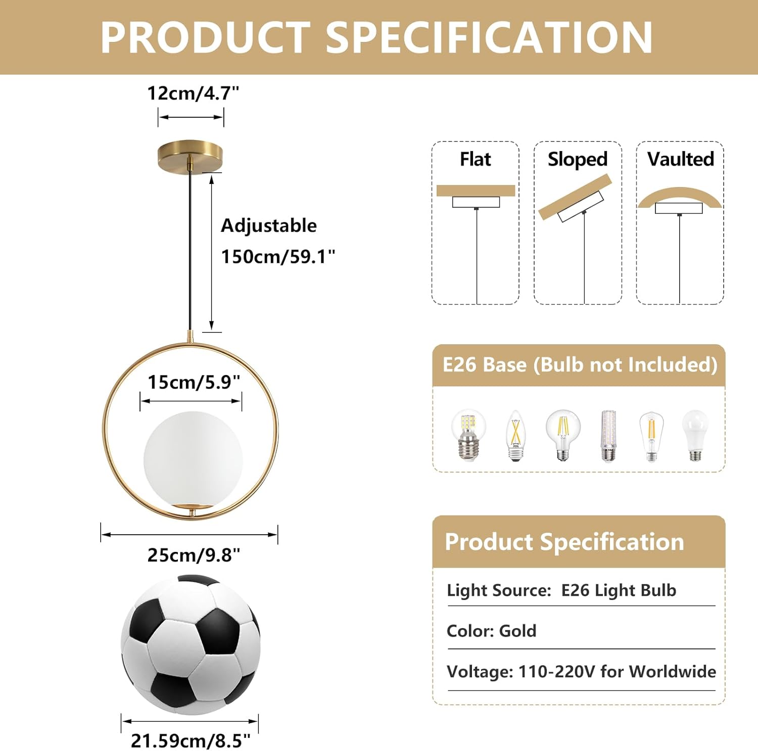 Gold PVC Lampshade Pendant lig - Lighting Decor Store 리뷰 및 가격