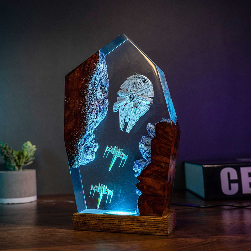 Table Resin Lamp Universe War  - Lighting Decor For Wedding 리뷰 및 가격