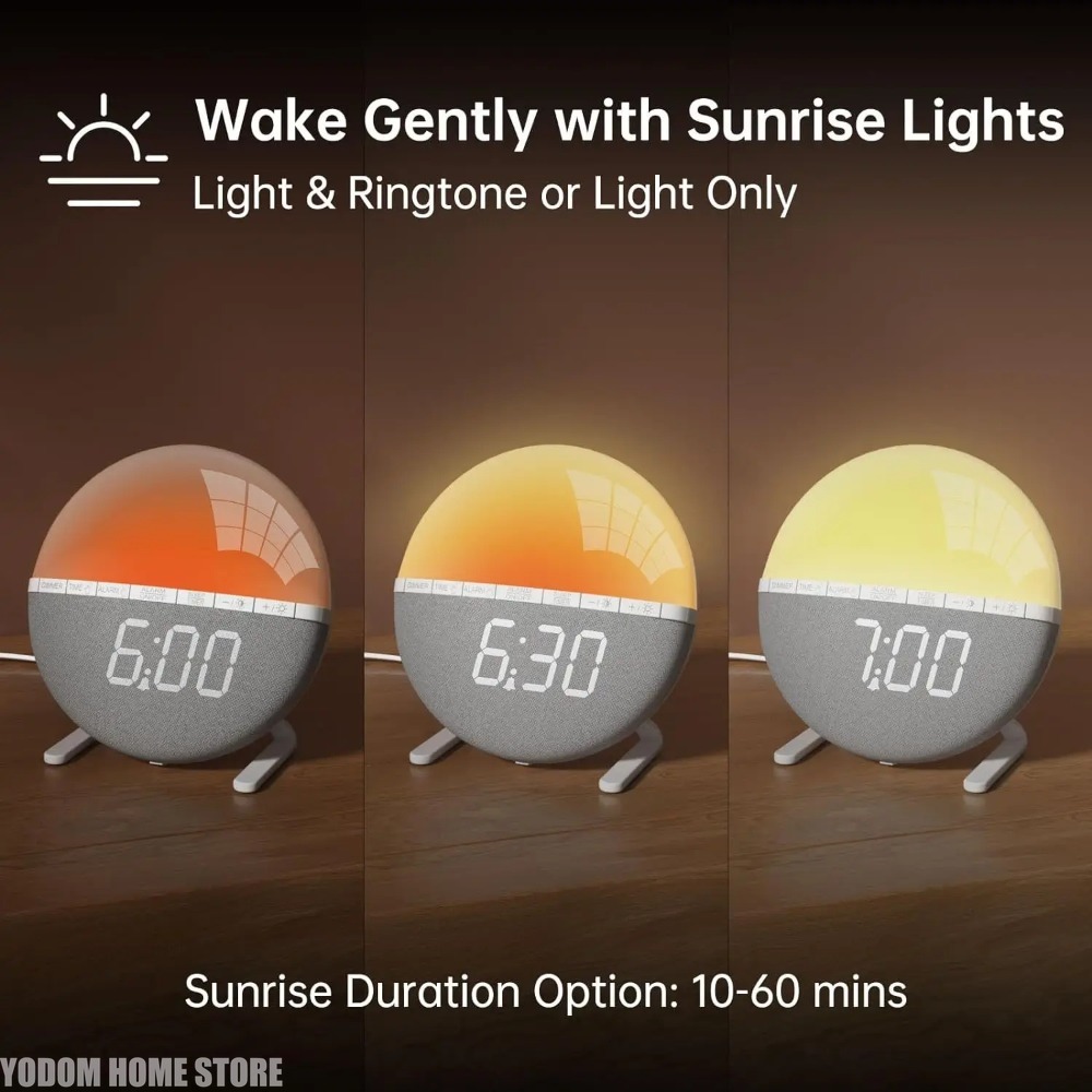 Sunrise Alarm Clock Wake Up Li - Lighting Decor Sunrise 리뷰 및 가격