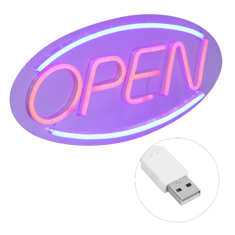LED Open Sign Light USB Powere - Lighting Decor Store 리뷰 및 가격