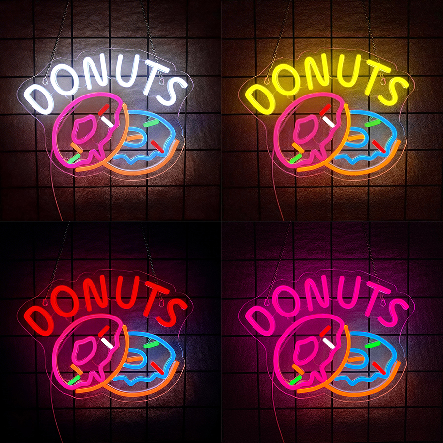 Donuts Led Neon Sign, Used For - Lighting Decor Store 리뷰 및 가격