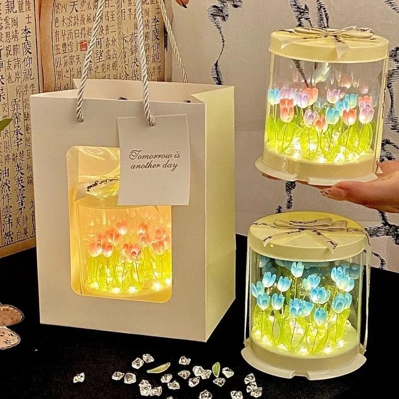 DIY Tulip Lamp Simulation Flow - Decor Lighting Lamps 리뷰 및 가격