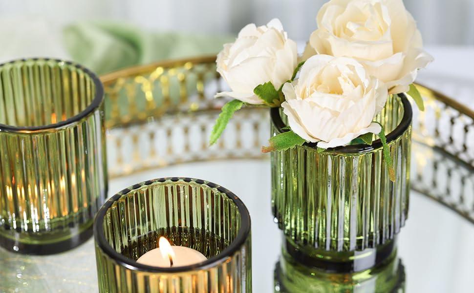 8pcs Green Votive Candle Holde - Lighting Decor For Wedding 리뷰 및 가격