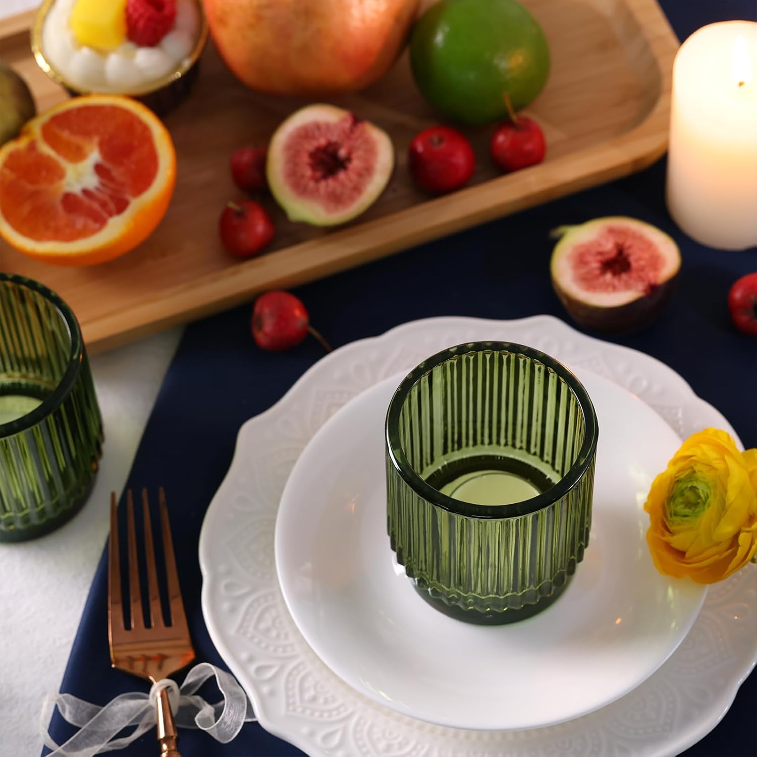 8pcs Green Votive Candle Holde - Lighting Decor For Wedding 리뷰 및 가격