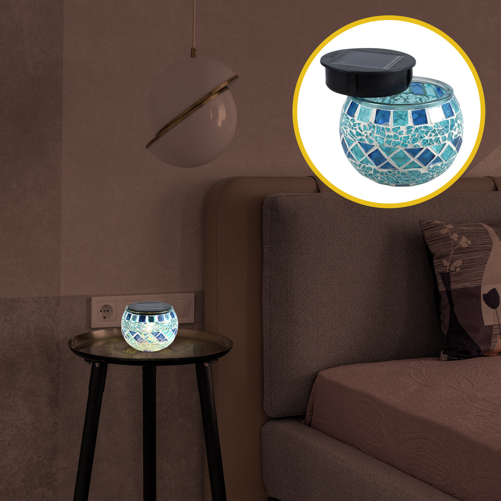 Mosaic Light Solar Glass Decor - Decor Lighting Solution 리뷰 및 가격