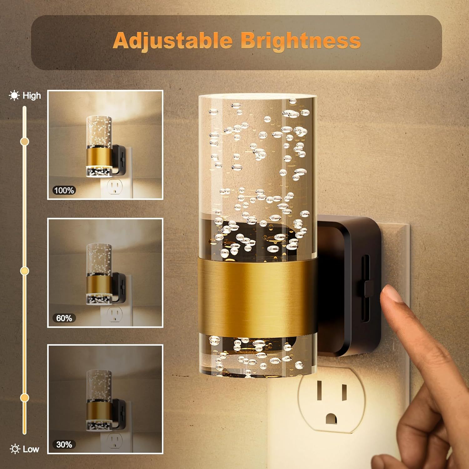 1Pcs Plug-in  LED Wall Light,  - Decor Lighting Solution 리뷰 및 가격