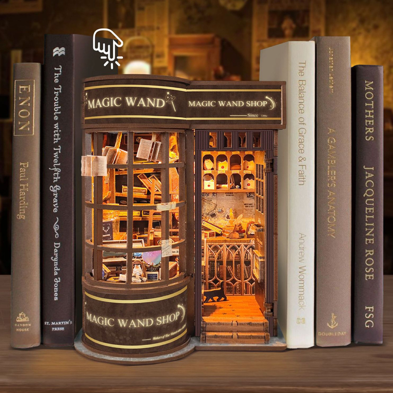 DIY Wooden Book Nook Kit Magic - Lighting Decor Store 리뷰 및 가격