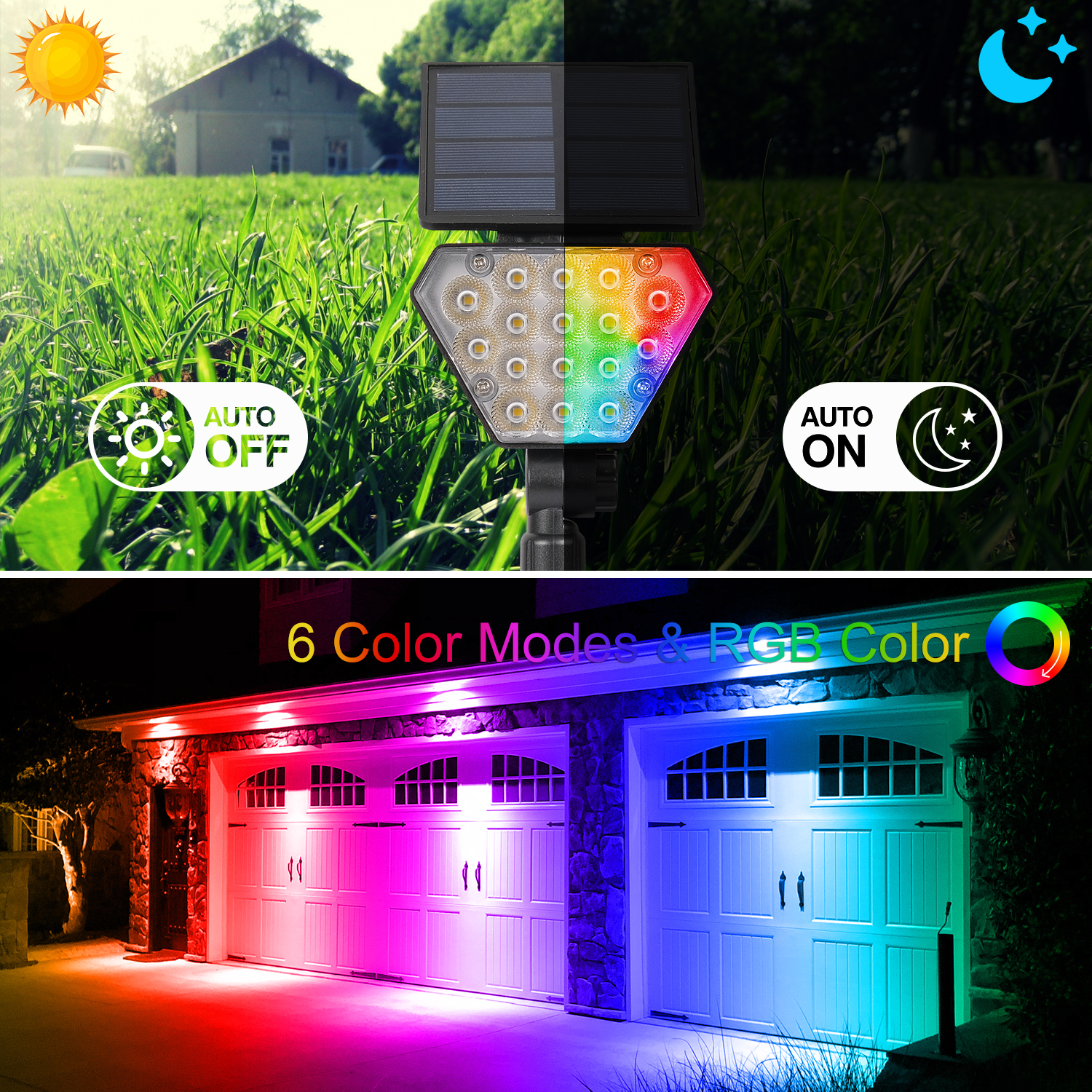 TSUN 2PCS Solar Spotlight Sola - Lighting Decor Sunrise 리뷰 및 가격