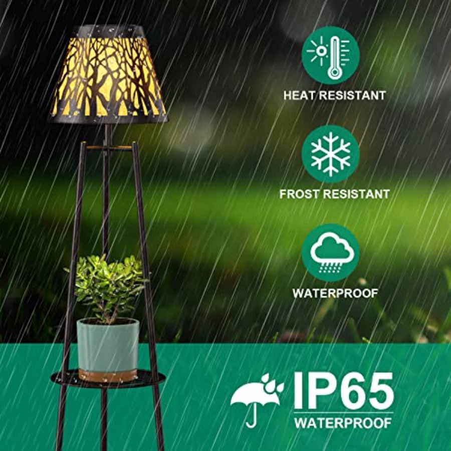2 Pack Outdoor Solar Floor Lam - Decor Lighting Lamps 리뷰 및 가격