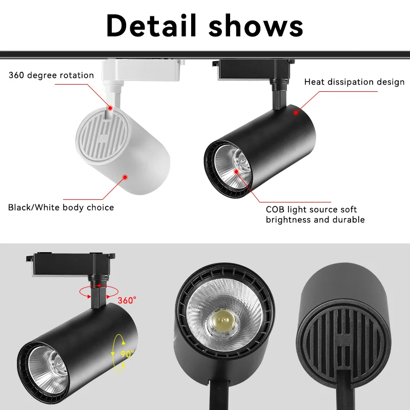 Set LED Track Light 110v 220v  - Lighting Decor Store 리뷰 및 가격