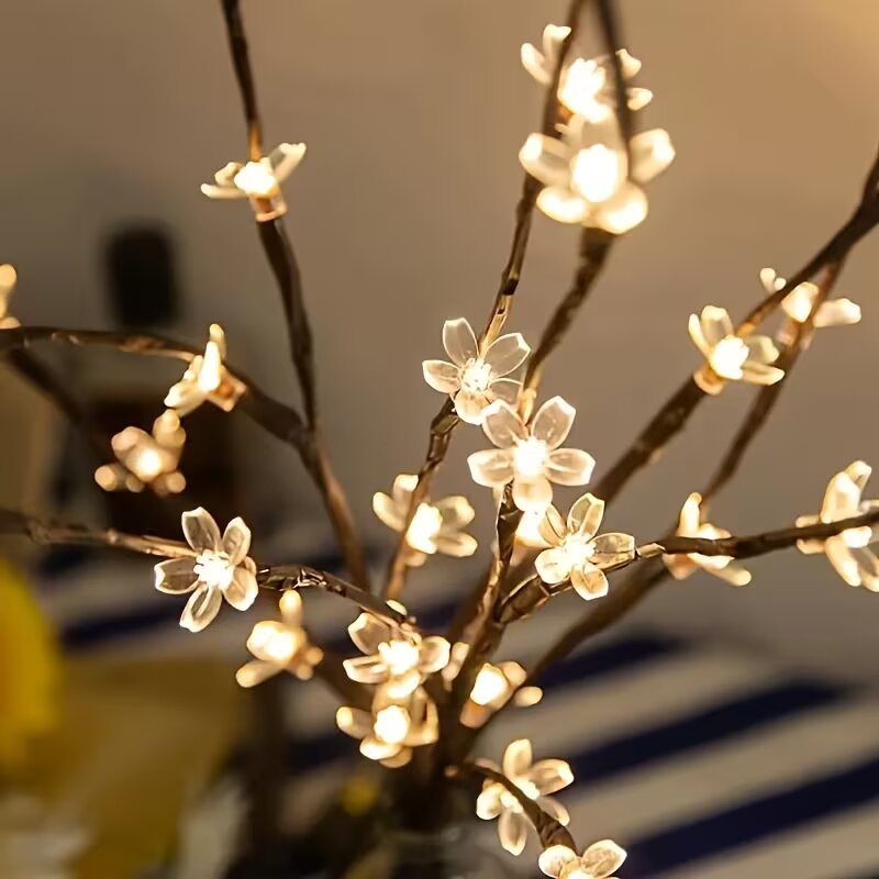 1/2PC 20LED Cherry Blossom Tre - Lighting Decor Home 리뷰 및 가격