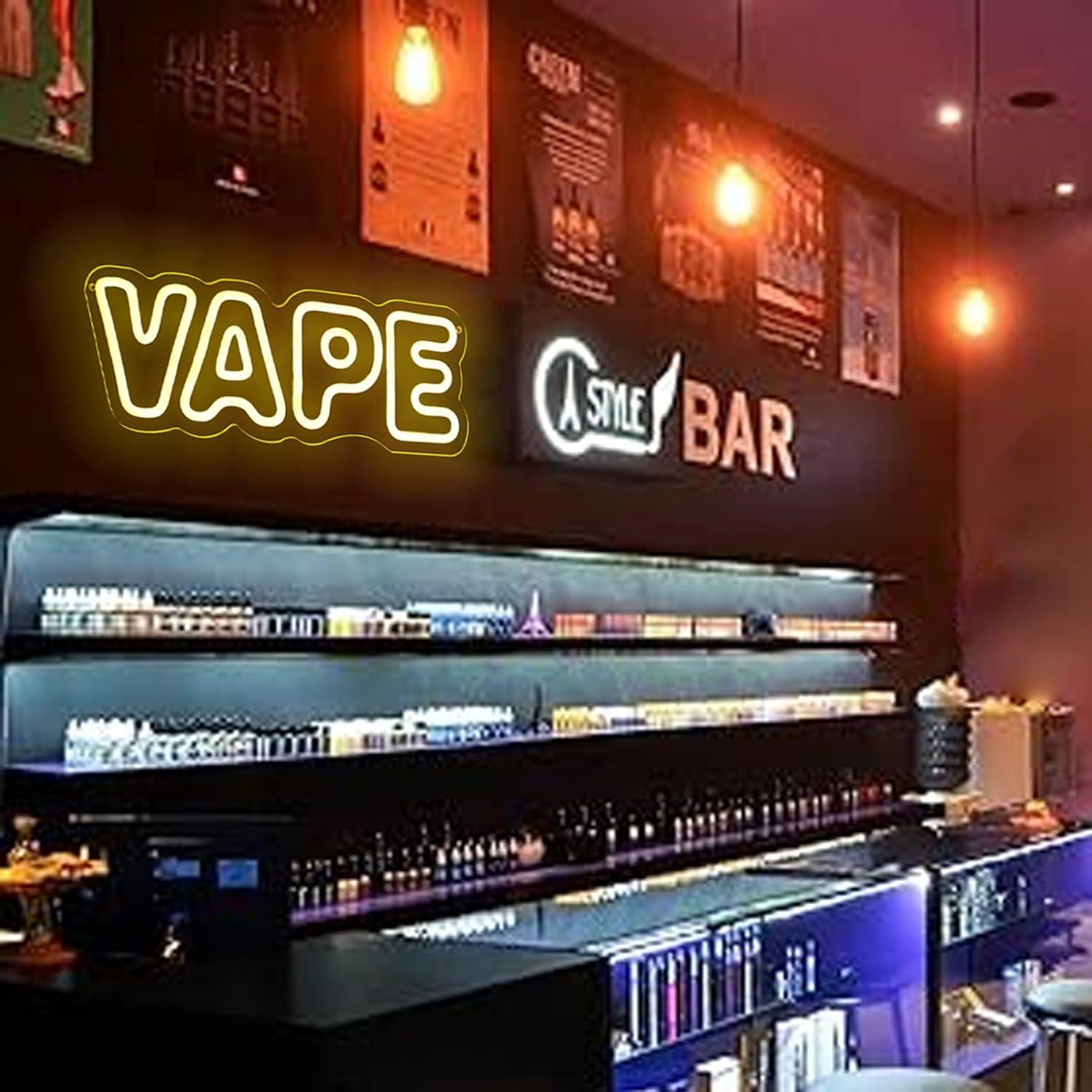 Vape Neon Sign USB Dimmable LE - Lighting Decor Store 리뷰 및 가격