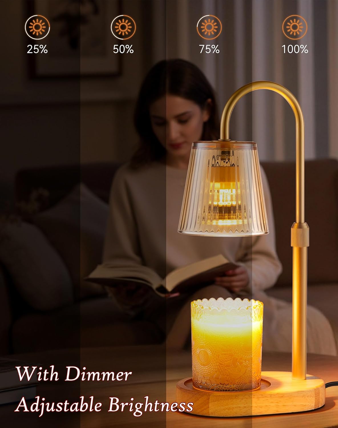 Adjustable Candle Warmer Lamp  - Wax Melter Electric 리뷰 및 가격