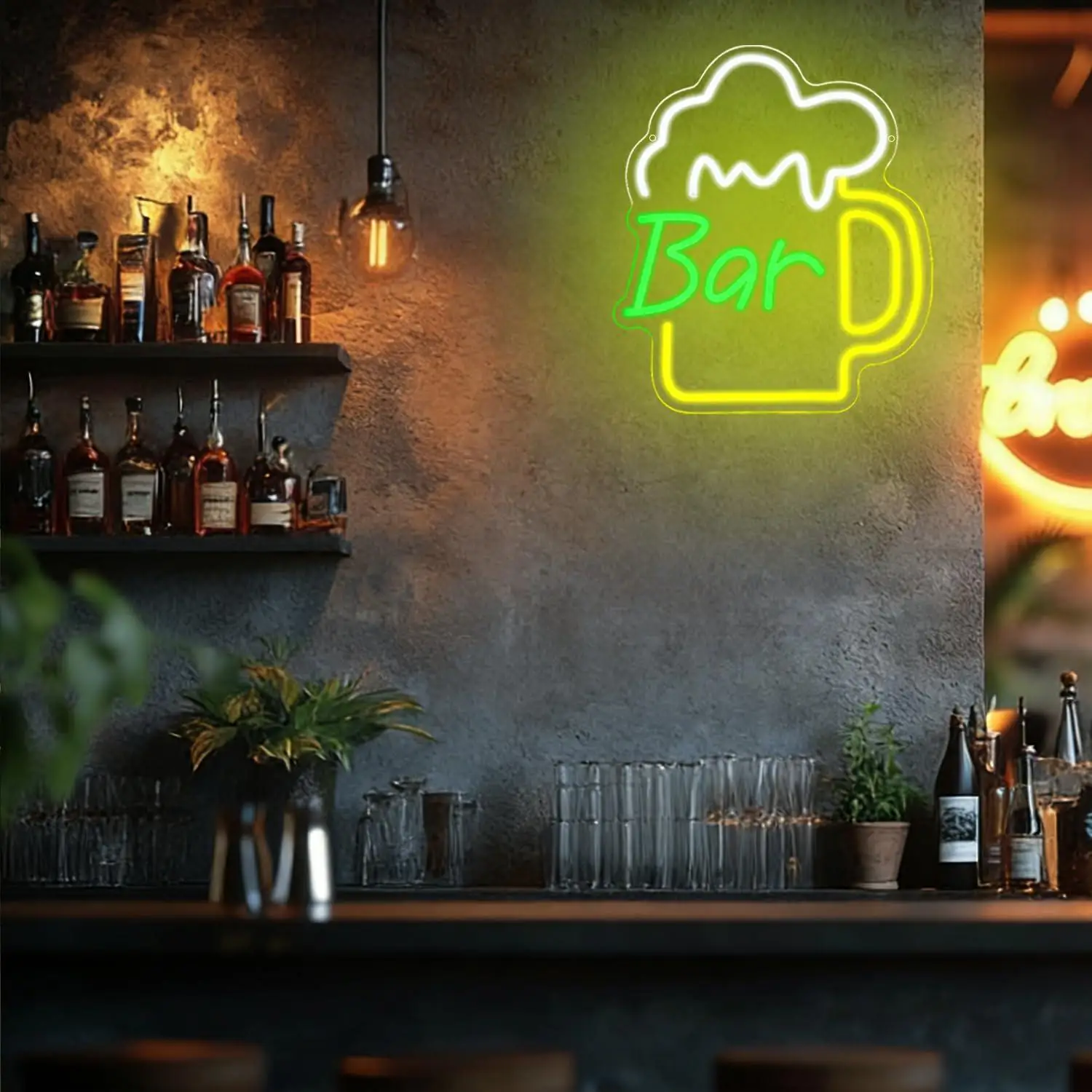 Beer Bar Neon Sign USB Dimmabl - Lighting Decor Home 리뷰 및 가격