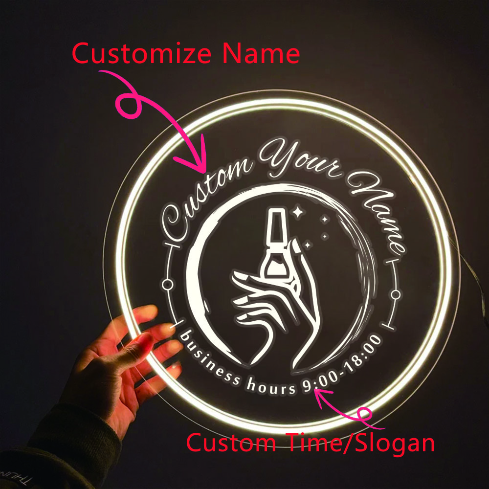 1PC Round Shape Nail Art Theme - Lighting Decor For Wedding 리뷰 및 가격