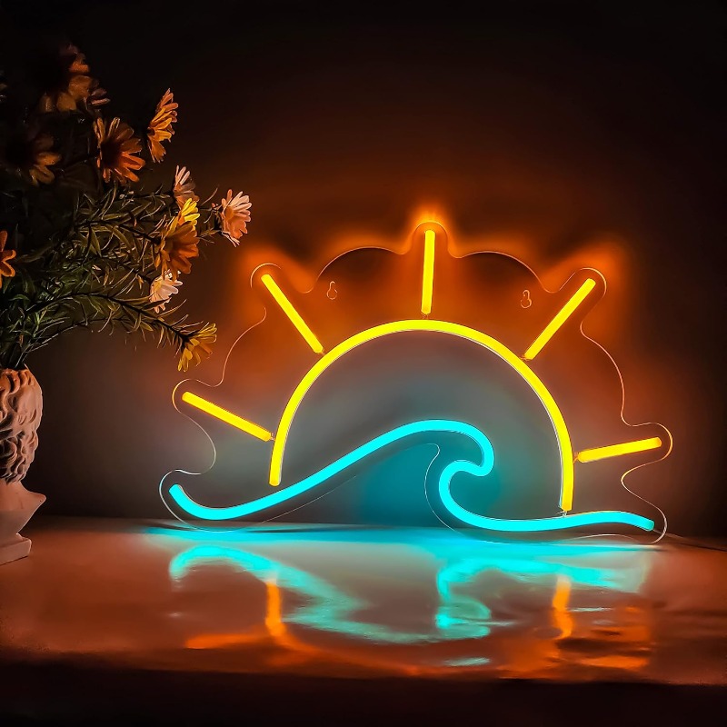 Sunset Sunrise Neon Sign Sun O - Lighting Decor Sunrise 리뷰 및 가격