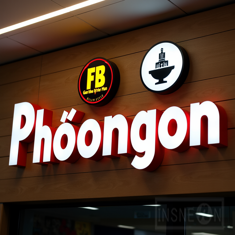 Custom Metal LED Sign Wall Log - Lighting Decor Store 리뷰 및 가격